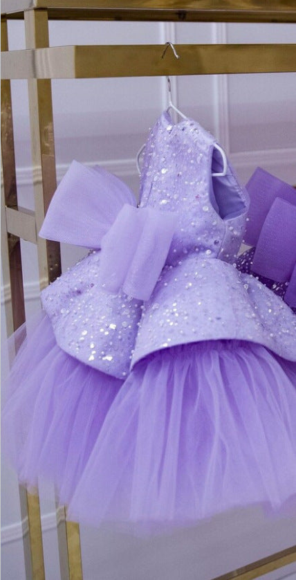 Dress Sequined Pettiskirt For Girls