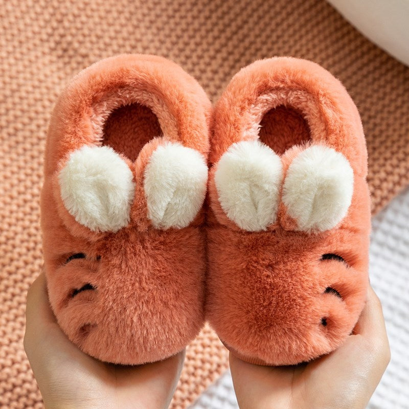 Cartoon Rabbit Boys And Girls Cotton Slippers