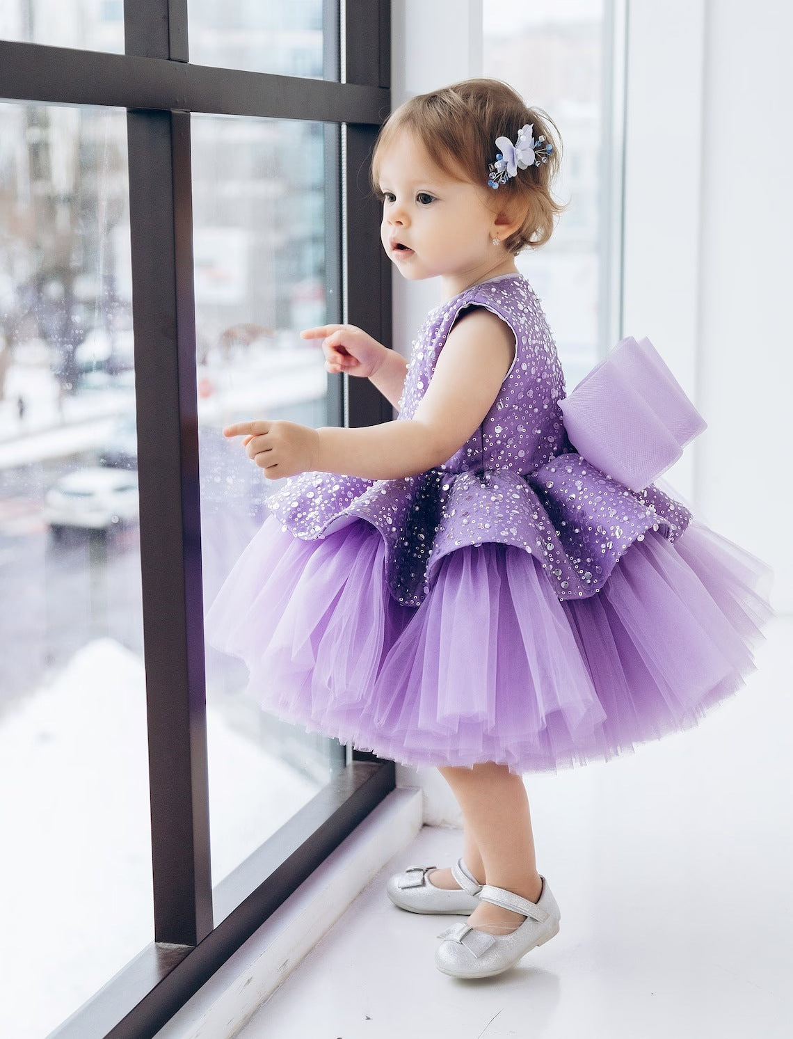 Dress Sequined Pettiskirt For Girls