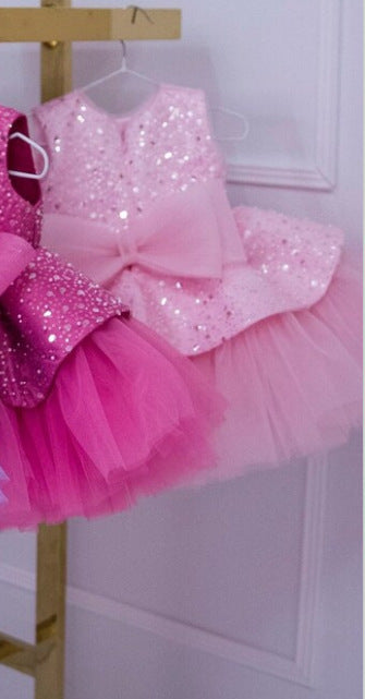 Dress Sequined Pettiskirt For Girls