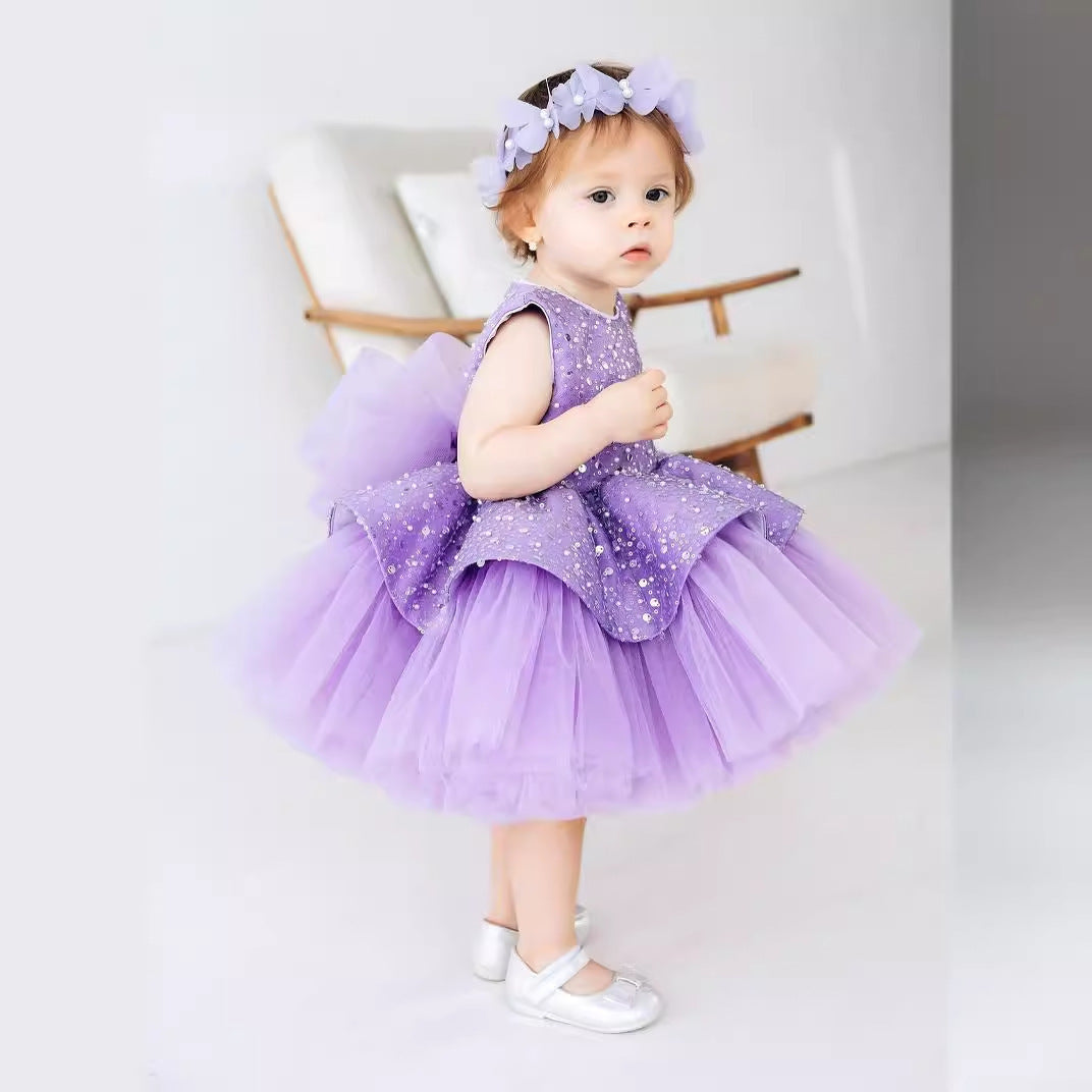 Dress Sequined Pettiskirt For Girls