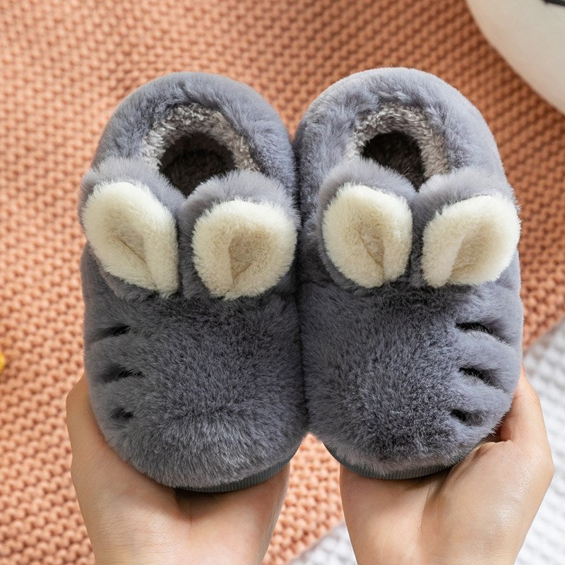 Cartoon Rabbit Boys And Girls Cotton Slippers